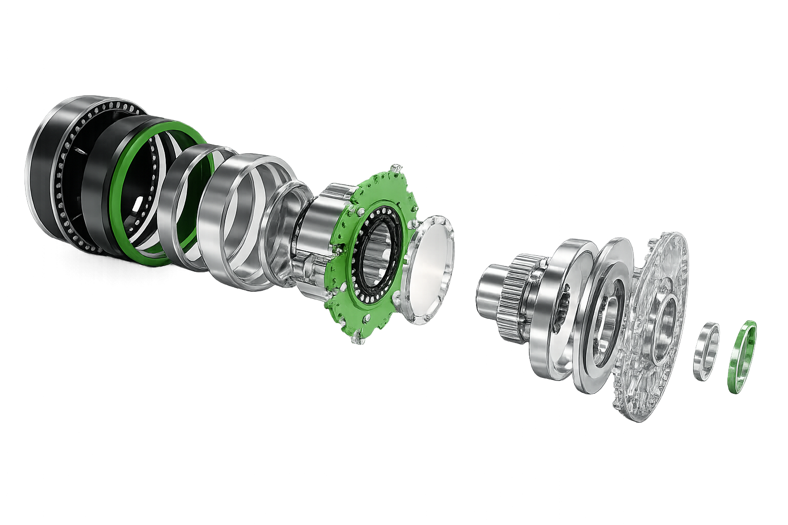 Exploded actuator view